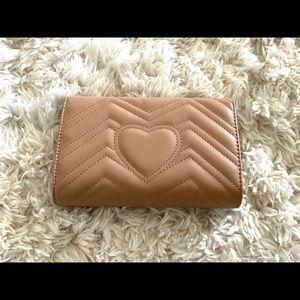 Beige Marmont shoulder small bag